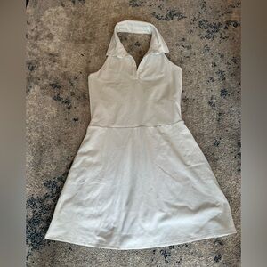 Gap White halter athletic dress